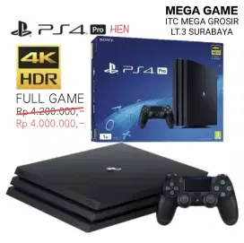 PS4 PRO H3N HDD 1TB FULL GAME BEBAS PILIH BAZZAR MERDEKA