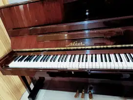 Piano Nieer 118 cm coklat glossy