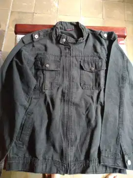 Jaket canvas cowok