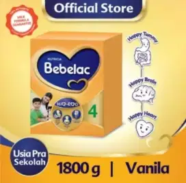 SUSU BEBELAC 4 PRASEKOLAH VANILLA 1800gr