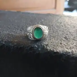 Cincin Natural Hijau Lumut