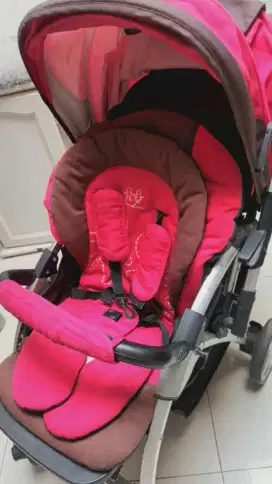 Stroller Merek Coco Latte + Tempat Duduk Makan