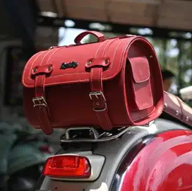 Vespa Leather Compartment Bag