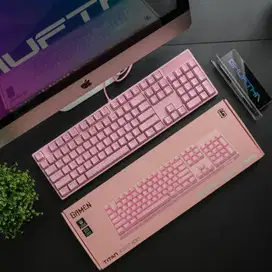 Gamen Titan Mechanical Gaming Keyboard Pink Edition Gamer/Kantor