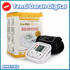 Tensimeter Tensi Darah Digital / Pengukur Tekanan Darah + Detak Jantun