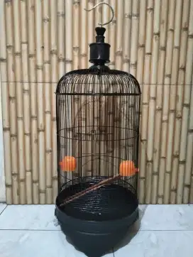 Kurungan ukuran diameter 33cm, ring besi, tebok polos murah
