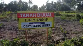 Tanah strategis pinggir jalan utama