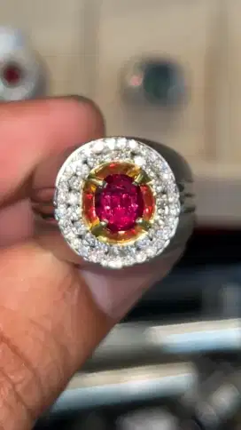 Istimewa Ruby Burma MONG HSU Myanmar 1.02 ct No Heat Top Luster
