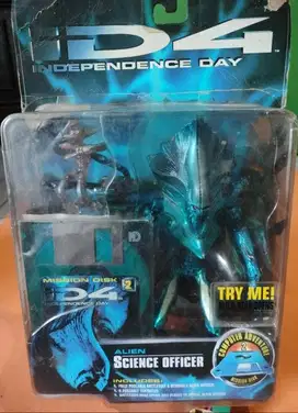 Action Figure Independence day alien science officer vintage 1996