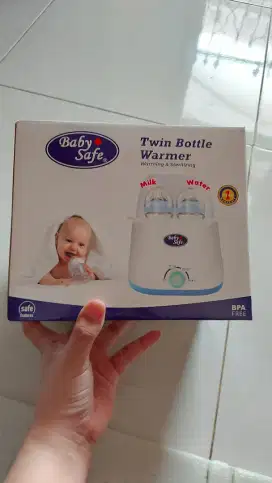 DIJUAL ALAT STERIL BOTOL TWIN BOTTLE WARMER MERK BABYSAFE LB216