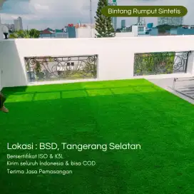 Karpet rumput sintetis bisa COD