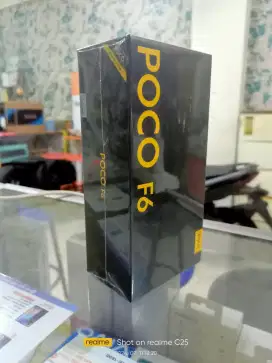 POCO F6 5G Ram 12/512gb BARU GARANSI RESMI 15BLN bisa TT Kredit