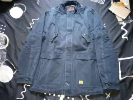 Jaket jeans vintage merk 5th Street navy blue