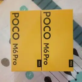 POCO M6 Pro Ram 8/256 BARU SEGEL GARANSI RESMI 15BLN bisa TT Kredit