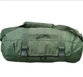 Tas Fulsak Resleting Militer Travel Hijau / Tas Panjang Guling