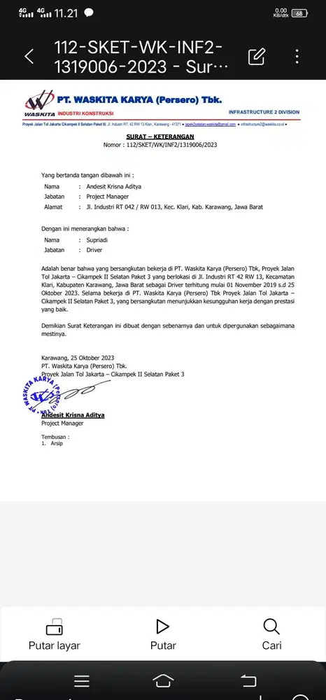 Mencari pekerjaan tetap