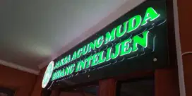 Huruf timbul |  papan nama | neon box | reklame | akrilik | murah