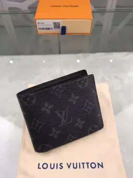 Dompet Lv Monogram Black Ori Leather