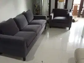 Reparasi sofa panggilan ganti bahan kain/kulit sejabodetabek