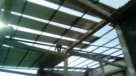 Konstruksi Baja Gudang Cafe Garasi Ruko Workshop Jogja