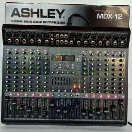 MIXER ASHLEY MDX12 VERSI BARU EFEK 199DSP EDIT A EDIT B ALESIS MODEL