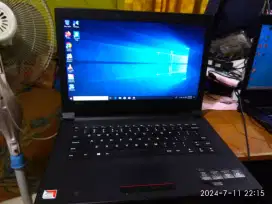 Laptop lenovo AMD A6 ssd 256 gb Ram 4 Gb lcd 14 inch murah siap pakai