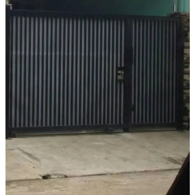 pagar rumah warna hitam geratis survei