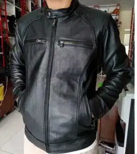 Jaket Kulit Asli Pria Premium Jaket Kulit Garut Asli Kulit Domba 100%