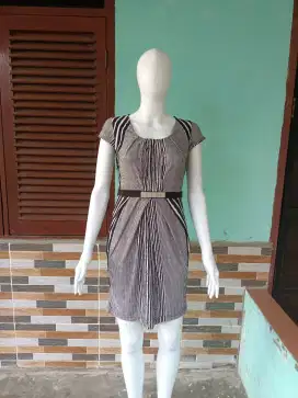 DRESS KOREA BAHAN HALUS LEMBUT