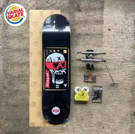 Skateboard fullset set up flip luan oliviera medium pro 8.0