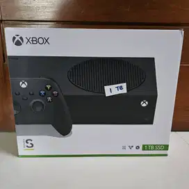 New XBox Series S 1TB Console Mesin Microsoft X Box Carbon Black 1 TB