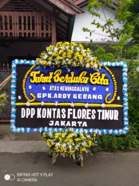 Harga Terjangkau, Bunga Papan Turut Berduka Cita, Kirim Cepat