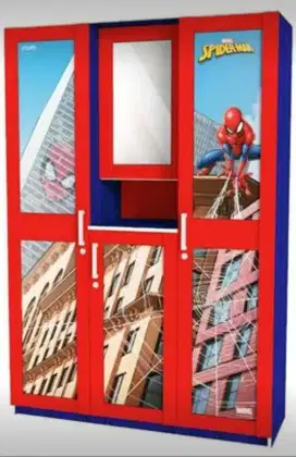 LEMARI PAKAIAN 3 PINTU SPIDERMAN APANEL WDM 12335 SPD