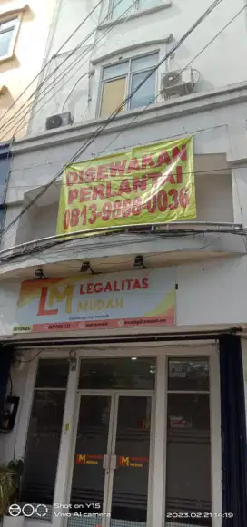 DISEWAKAN RUKO MURAH, LANTAI DASAR