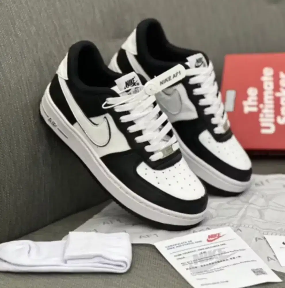 SEPATU SNEAKERS NIKE AF 1 PANDA UNISEX