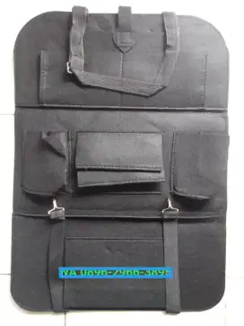 Tas Jok Belakang Mobil Car Seat Wadah Botol HP Tisu