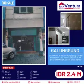 Ruko Di Raya Galunggung, Lokasi Strategis Di Tengah Kota