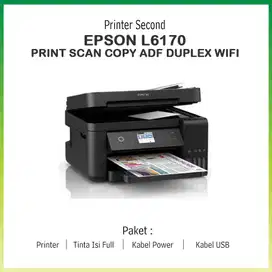 PRINTER SECOND EPSON L6170 PRINT SCAN COPY ADF DUPLEX WIFI