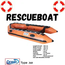 Perahu karet Lcr evakuasi/Banjir OCEAN 360