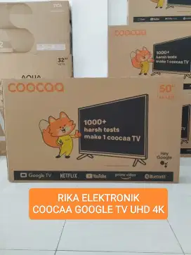 Google tv 50 in COOCAA 4K garansi resmi