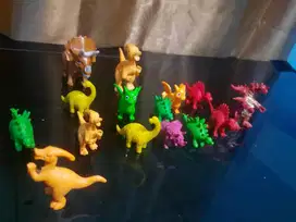 Mainan miniatur Dinosaurus Dan action figure