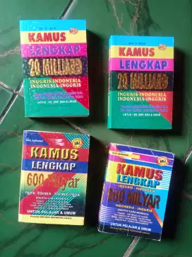 BORONGAN 4:BUKU BARU KAMUS BAHASA INGGRIS KECIL TEBAL