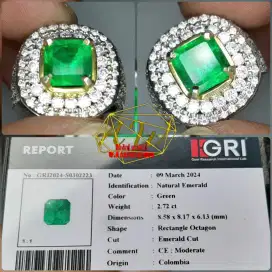 HQ EMERALD COLOMBIA 2.72CARAT