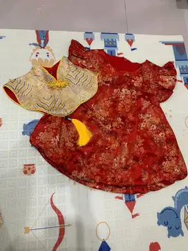 Preloved Dress Merah Anak