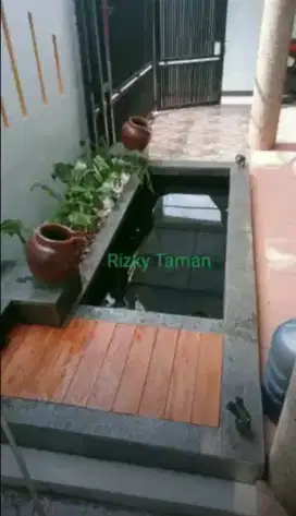 Jas pembuatan kolam koi dan taman