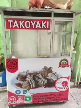 Booth takoyaki bekas