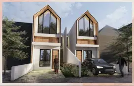 Djual Rumah PURI88 Klampis 2 Lt mulai 1M-an Sisa 1 unit DP Rp.0