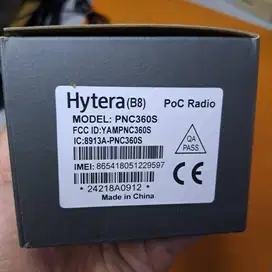 HT POC Hytera PNC360s Wifi 4G LTE GPS ORIGINAL Garansi PNC-360 PNC 360