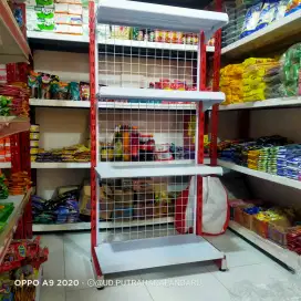 Rak gondola minimarket / supermarket rak toko
