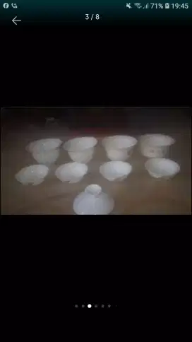 Se paket mangkok kramik mini asli china brg baru hrg murah cpt dpt